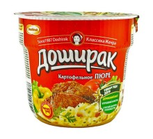 Карт.пюре Доширак мясо 40г.- 24шт.