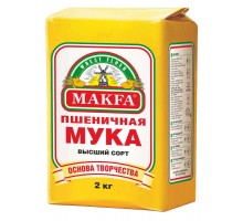 МУКА 2 кг В/С МАКФА (6 шт в упаковке) .(А)