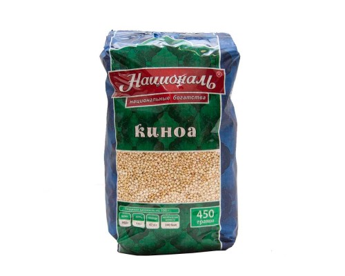 НАЦИОНАЛЬ Киноа зерна М/У 450гр.-6шт.