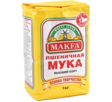 МУКА 1 кг В/С МАКФА (Буква А) (10 шт в упаковке)